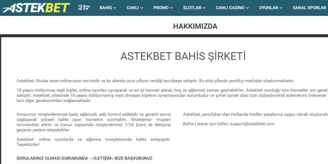 Astekbet Para Yatırma